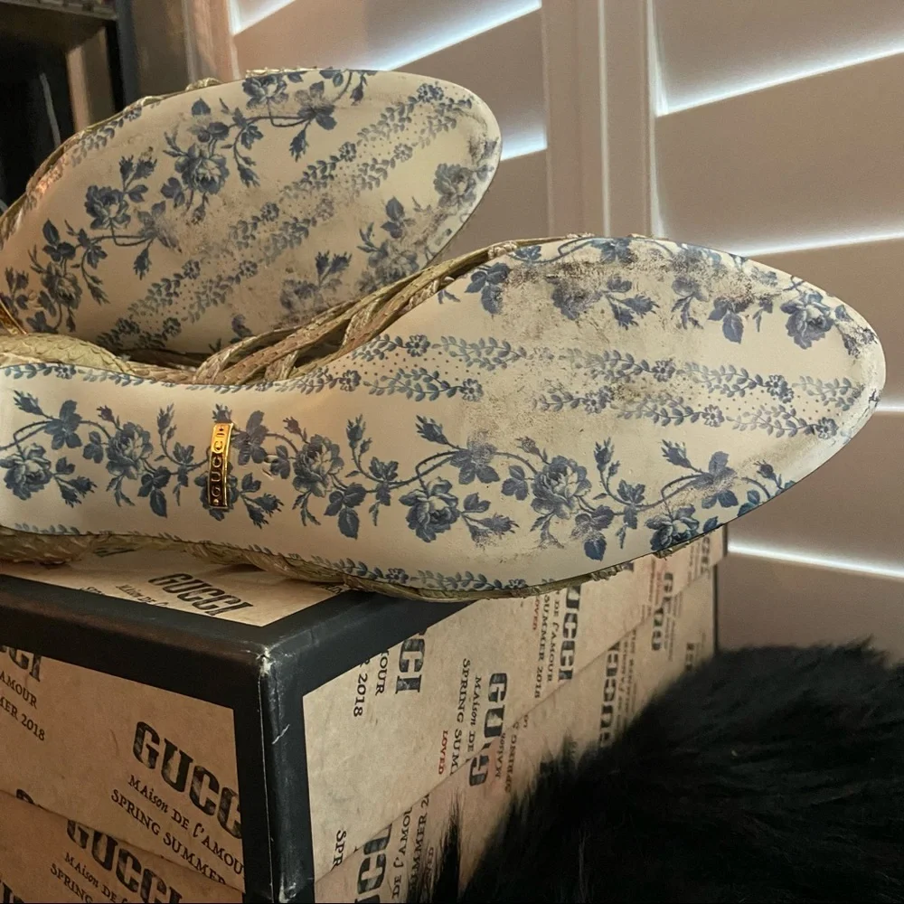 Gucci Python Multicolor Gem Booties - Picture 9 of 10